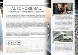 Automobilbau Eine Sächsisch-Bayerische Erfolgsgeschichte