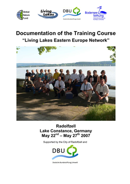 Documentation of the Training Course “Living Lakes Eastern Europe Network”
