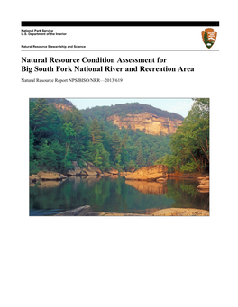 Natural Resource Condition Assessment for Big South Fork National River and Recreation Area