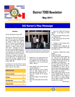 District 7090 Newsletter