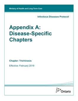 Appendix A: Disease-Specific Chapters