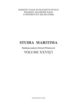 Studia Maritima