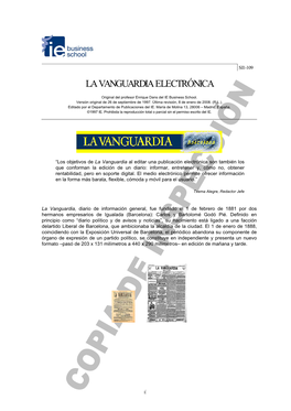 La Vanguardia Electrónica