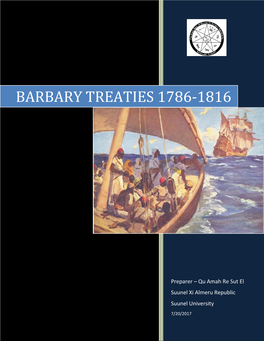 Barbary Treaties 1786-1816