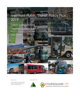 Vermont Public Transit Policy Plan 2019