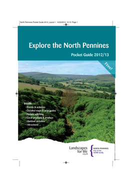 The North Pennines Pocket Guide 2012/13