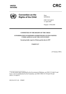 Convention on the Rights of the Child (CRC) in 1990