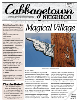 August 2015 Neighbor