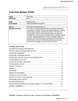 3.23Franchise System Profile [Pdf 3364Kb]