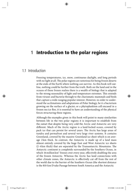 1 Introduction to the Polar Regions