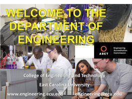 The Department of Engineering