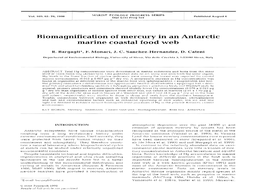 Biomagnification of Mercury in an Antarctic Marine Coastal Food Web