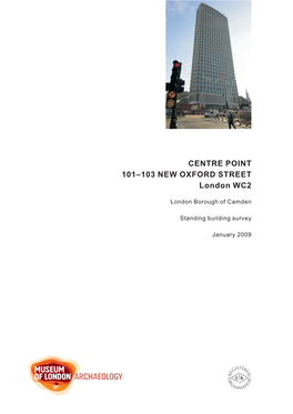 CENTRE POINT 101–103 NEW OXFORD STREET London WC2