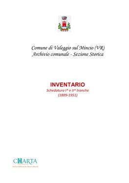 Comune Di Valeggio Sul Mincio (VR) Archivio Comunale - Sezione Storica