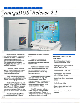 Amigados™Release 2.1 (