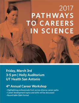 Pathways to Careers in Science 2017 Speaker Bios