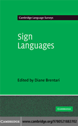 Brentari 2010. Sign Languages.Pdf