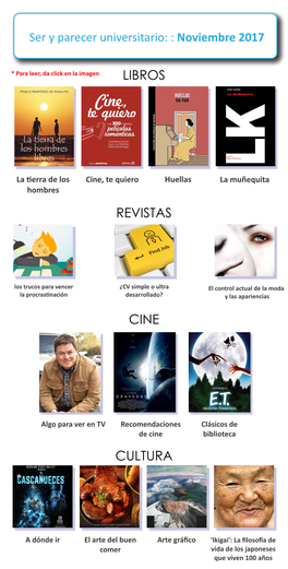 Cultura Cine Revistas Libros