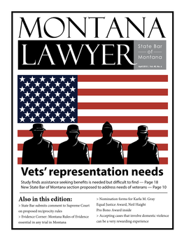 2015 April Montana Lawyer