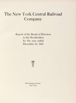 The New York Central Railroad Company