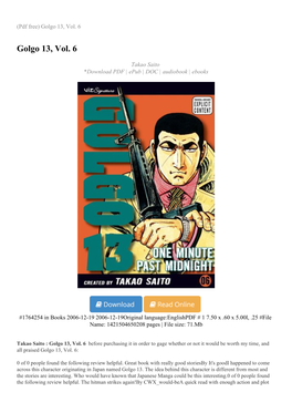 Golgo 13, Vol. 6