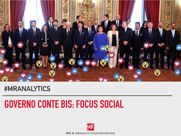 Governo Conte Bis: Focus Social