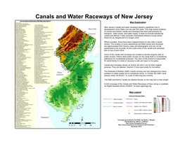 Canals and Water Raceways of New Jersey