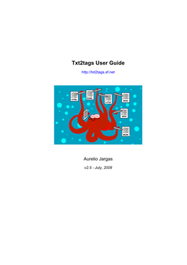 Txt2tags User Guide