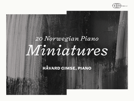 20 Norwegian Piano Miniatures