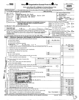 Returt Organization Exempt from Incoe Tax