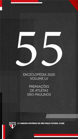 Enciclopédia 2020 Volume Lv Premiações De Atletas São-Paulinos