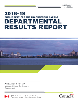 Departmental Results Report