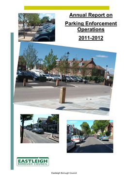 Annual Report on Parking Enforcement Operations 2011-2012