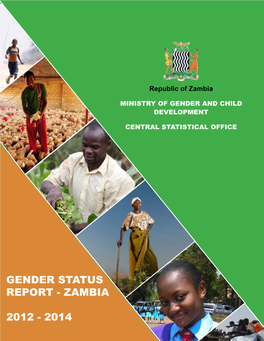Gender Status Report - Zambia