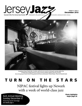 TURN on the STARS NJPAC Festival Lights up Newark with a Week of World-Class Jazz