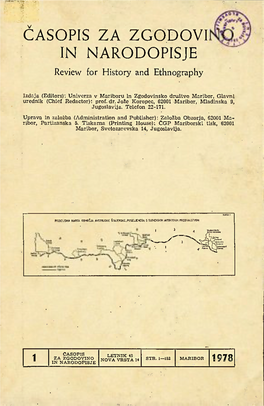 I ' Časopis Za Zgodovi in Narodopisje