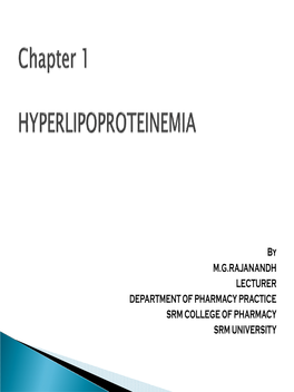 Lipoproteins Are Complexes of Proteins and Lipids