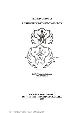 Nyanyian Layonsari Reinterpretasi Geguritan Jayaprana