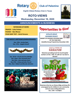 Roto-Views 12.16.2020