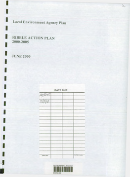 Local Environment Agency Plan RIBBLE ACTION PLAN 2000-2005