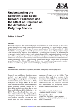 Understanding the Selection Bias