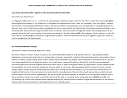 Abstract of Paper from ASONAM 2012, FOSINT-SI 2012, HI-BI-BI 2012 and All Workshops