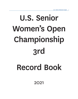 U.S. Senior Women's Open 1
