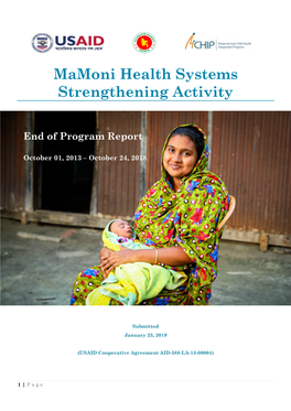 Mamoni Health Systems Strengthening Activity