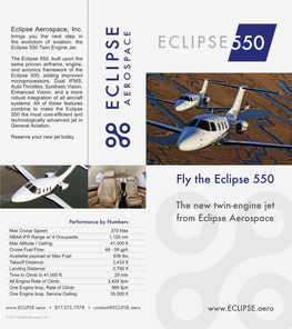 Fly the Eclipse 550