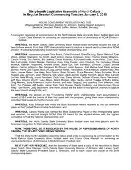 Enrolled House Concurrent Resolution No. 3025