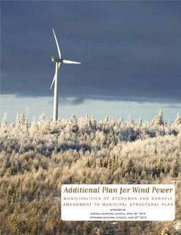 Additional Plan for Wind Power