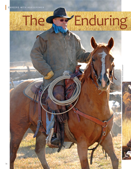 The Enduring Cowboy PHOTO: ISTOCK/CG BALDAUF ISTOCK/CG PHOTO