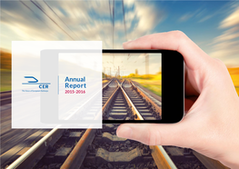 Annual Report the Voice of European Railways 2015-2016