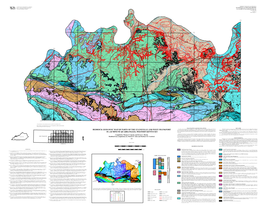 BEDROCK GEOLOGIC MAP of PARTS of the EVANSVILLE and WEST FRANKFORT Rocks of the Quaternary, Pennsylvanian, and Mississippian Age